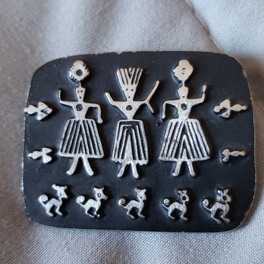 Vintage Alice Seely Three Sisters Brooch